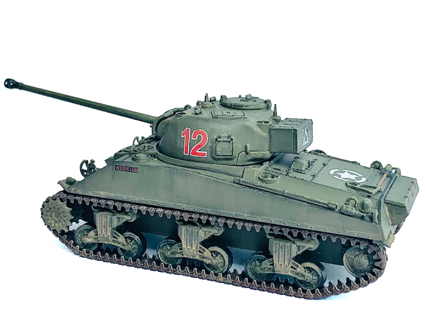 British Sherman Firefly Vc Tank #12 "3 Troop A Sqd. Northamptonshire Yeomanry France" (1944) "NEO Dragon Armor" Series 1/72 Plastic Model by Dragon Models-DiecastModeler.com