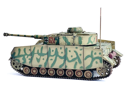 Germany Pz.Kpfw.IV Ausf.H with Schurzen Tank #624 "3.Pz.Div. Ukraine" (1943) "NEO Dragon Armor" Series 1/72 Plastic Model by Dragon Models-DiecastModeler.com