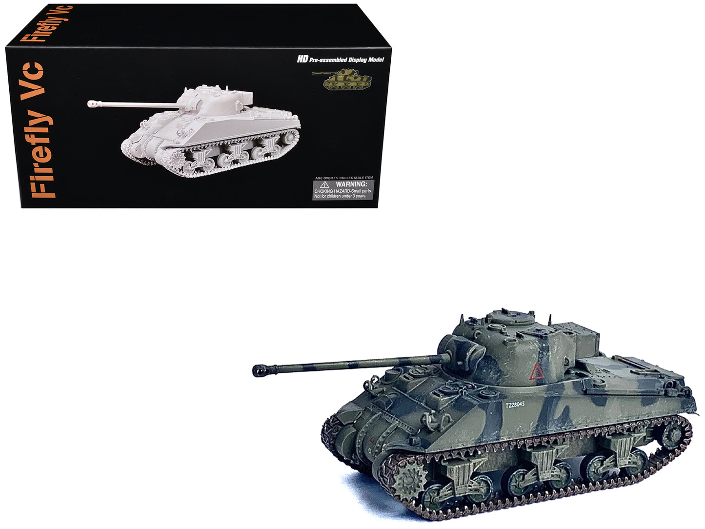 British Sherman Firefly VC Tank "4th/7th Royal Dragoon Guard 8th Armoured Brigade France" (1944) "NEO Dragon Armor" Series 1/72 Plastic Model by Dragon Models-DiecastModeler.com