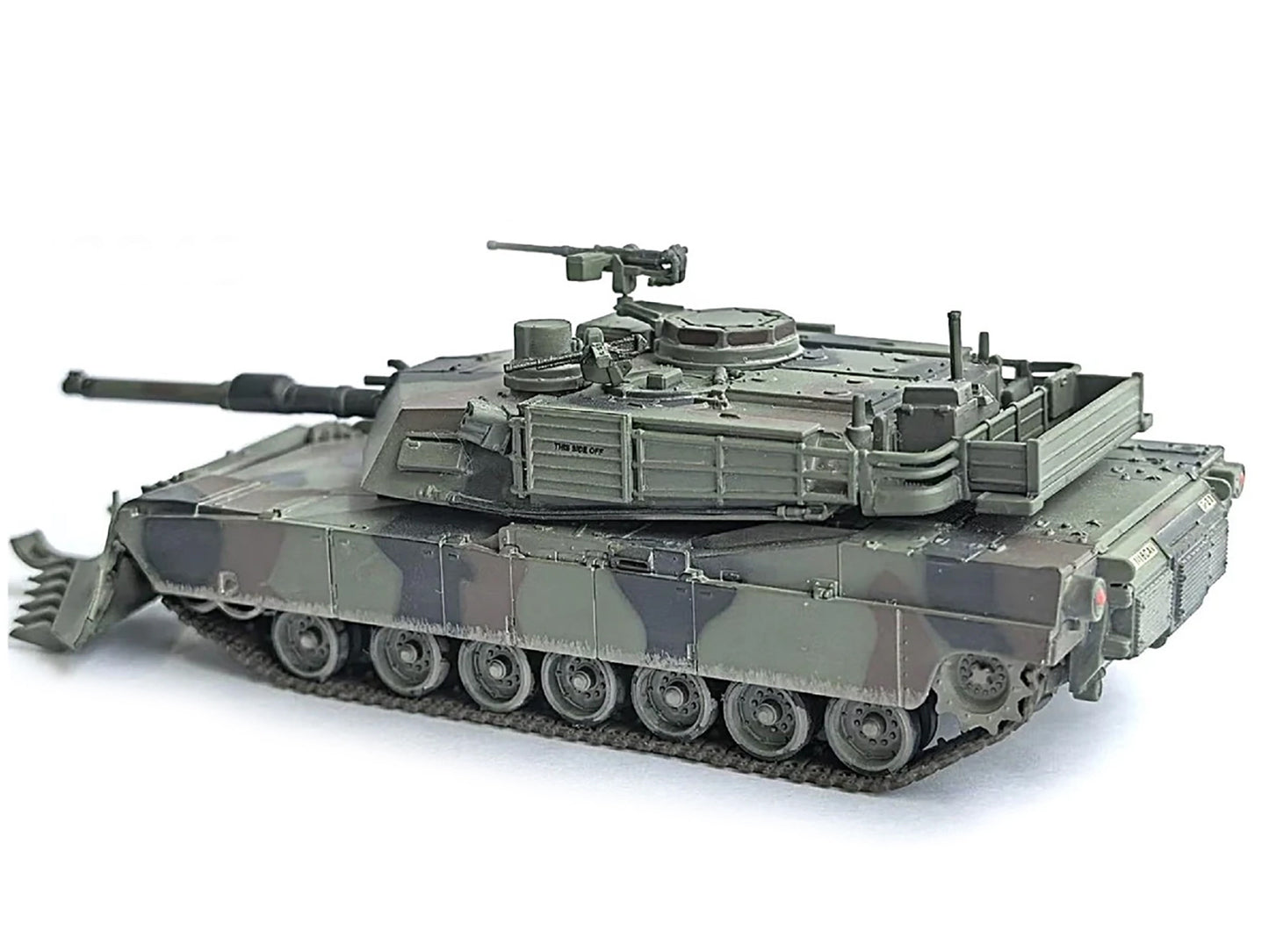 United States M1A2 SEP (System Enhancement Package) Tank with Mine Plow (Plowing Mode) "United States Army 1st Battalion 16th Cav. Reg. Fort Knox" (2002)" Green Camouflage "NEO Dragon Armor" Series 1/72 Plastic Model by Dragon Models