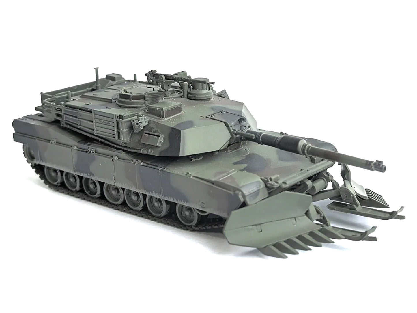 United States M1A2 SEP (System Enhancement Package) Tank with Mine Plow (Plowing Mode) "United States Army 1st Battalion 16th Cav. Reg. Fort Knox" (2002)" Green Camouflage "NEO Dragon Armor" Series 1/72 Plastic Model by Dragon Models-DiecastModeler.com