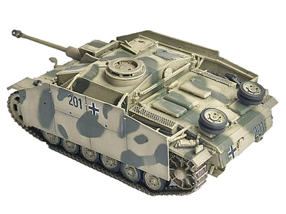 Germany StuG.III Ausf.G Early Production Tank with Schurzen #201 "StuG Brigade 242 Italy" (1943) "NEO Dragon Armor" Series 1/72 Plastic Model by Dragon Models-DiecastModeler.com