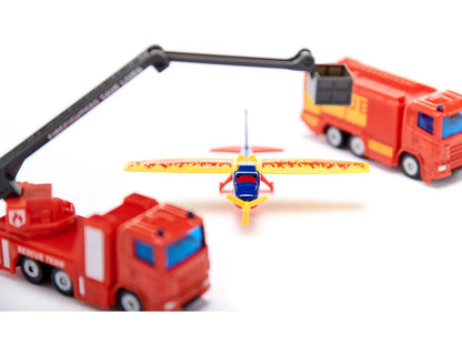Fire Brigade 11 piece Set Diecast Models by Siku-DiecastModeler.com