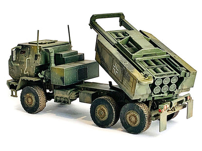 Ukraine M142 High Mobility Artillery Rocket System (HIMARS) Green Camouflage "NEO Dragon Armor" Series 1/72 Plastic Model by Dragon Models-DiecastModeler.com