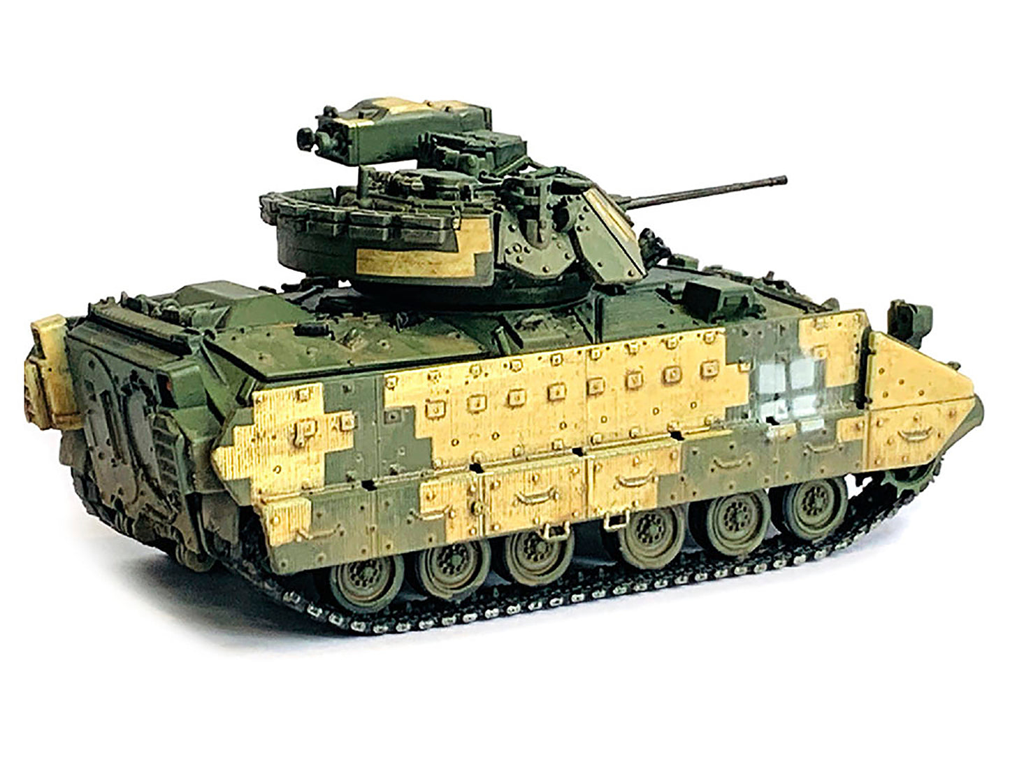 Ukraine M2A2 ODS Light Tank 3-Tone Camouflage "NEO Dragon Armor" Series 1/72 Plastic Model by Dragon Models-DiecastModeler.com