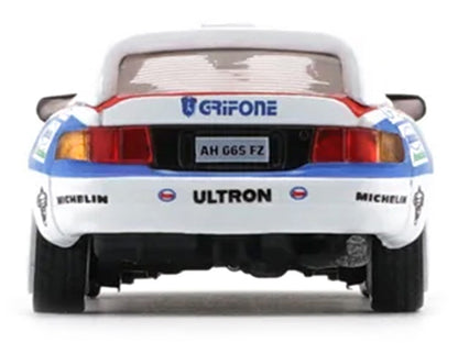 Toyota Celica GT-Four #21 Gilberto Pianezzola - Loris Roggia "Rallye Sanremo - Rallye d'Italia" (1996) with Extra Wheels 1/64 Diecast Model Car by BM Creations