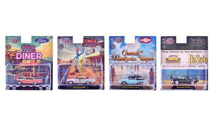 "Auto News" Release 16 Set of 4 Cars Limited Edition to 8500 pieces Worldwide 1/64 Diecast Model Cars by M2 Machines