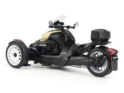 Can-Am Ryker Rally 3-Wheel Motorcycle Sand Storm and Black 1/12 Diecast Model by BRP Models