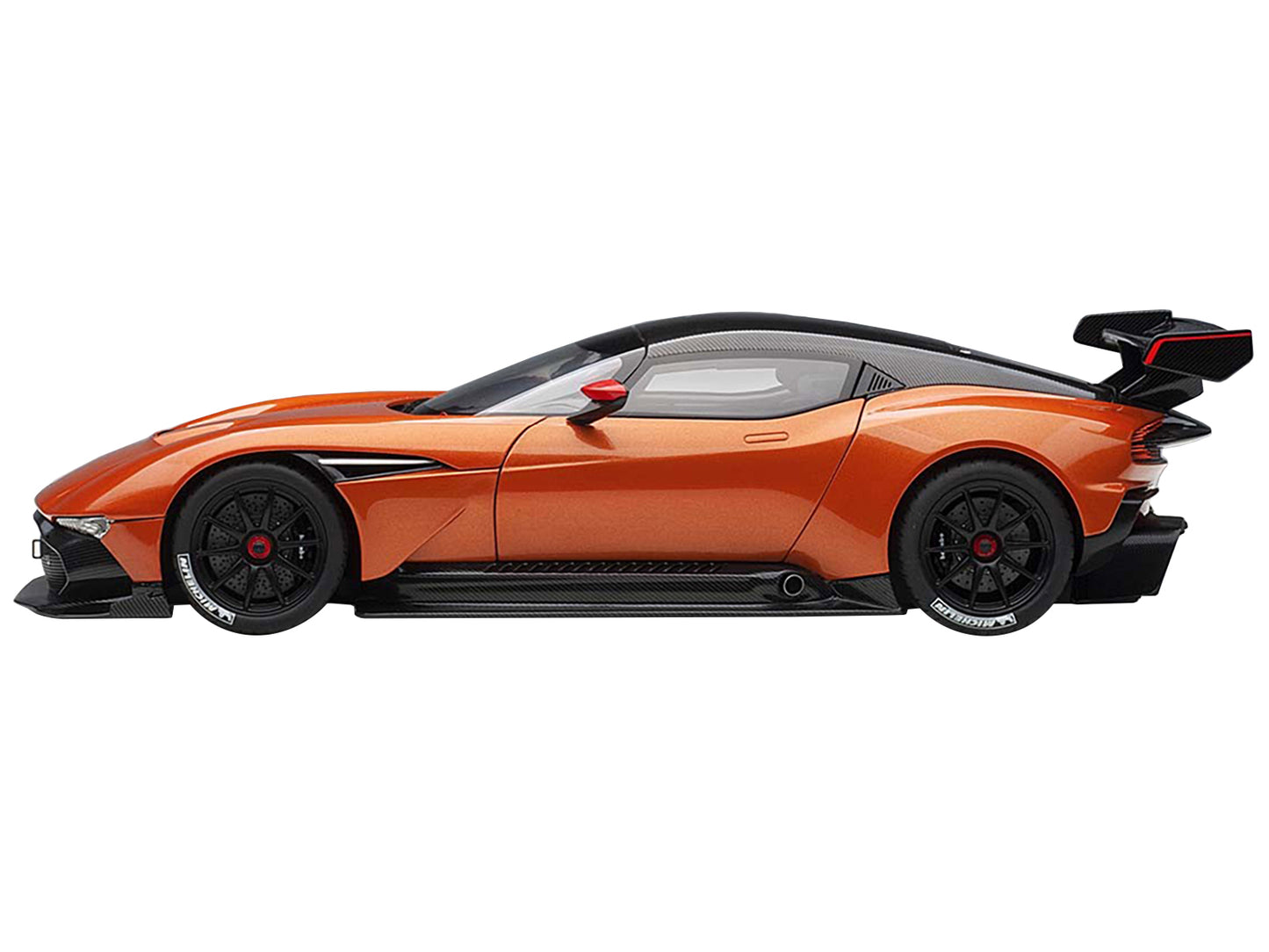 Aston Martin Vulcan Madagascar Orange with Carbon Top 1/18 Model Car by Autoart-DiecastModeler.com