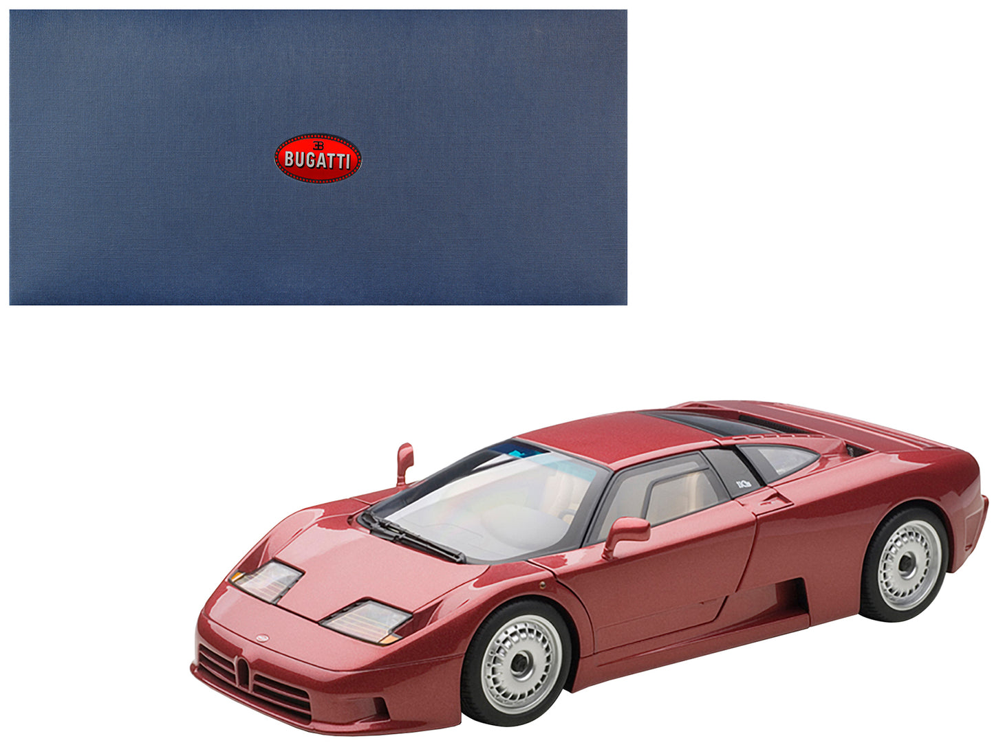 Bugatti EB110 GT Dark Red 1/18 Diecast Car Model by Autoart-DiecastModeler.com