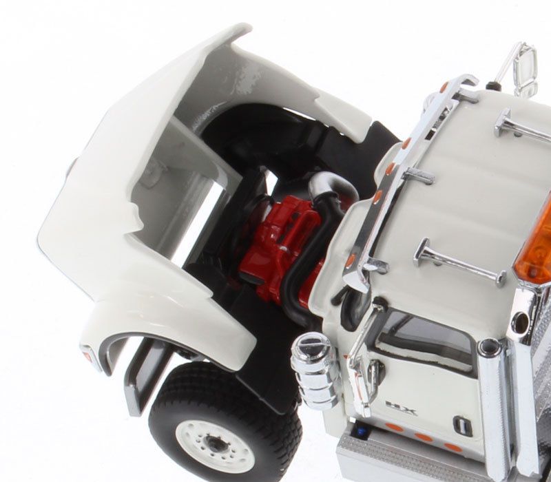 International HX520 Day Cab Tandem Tractor White 1/50 Diecast Model by Diecast Masters-DiecastModeler.com