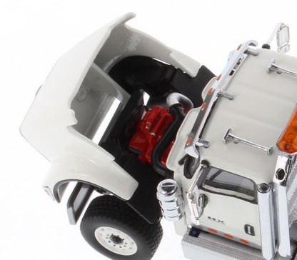 International HX520 Day Cab Tandem Tractor White 1/50 Diecast Model by Diecast Masters-DiecastModeler.com