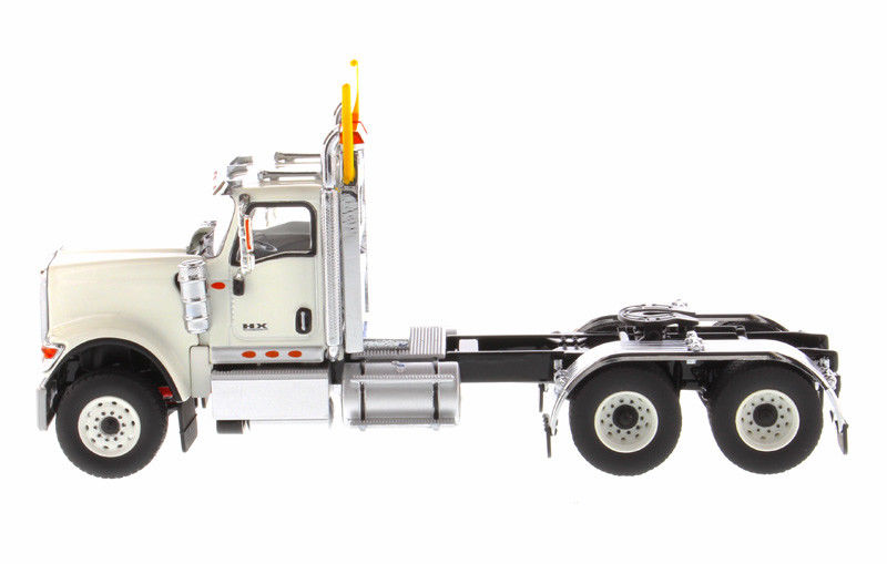 International HX520 Day Cab Tandem Tractor White 1/50 Diecast Model by Diecast Masters-DiecastModeler.com