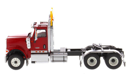 International HX520 Day Cab Tandem Tractor Red 1/50 Diecast Model by Diecast Masters-DiecastModeler.com