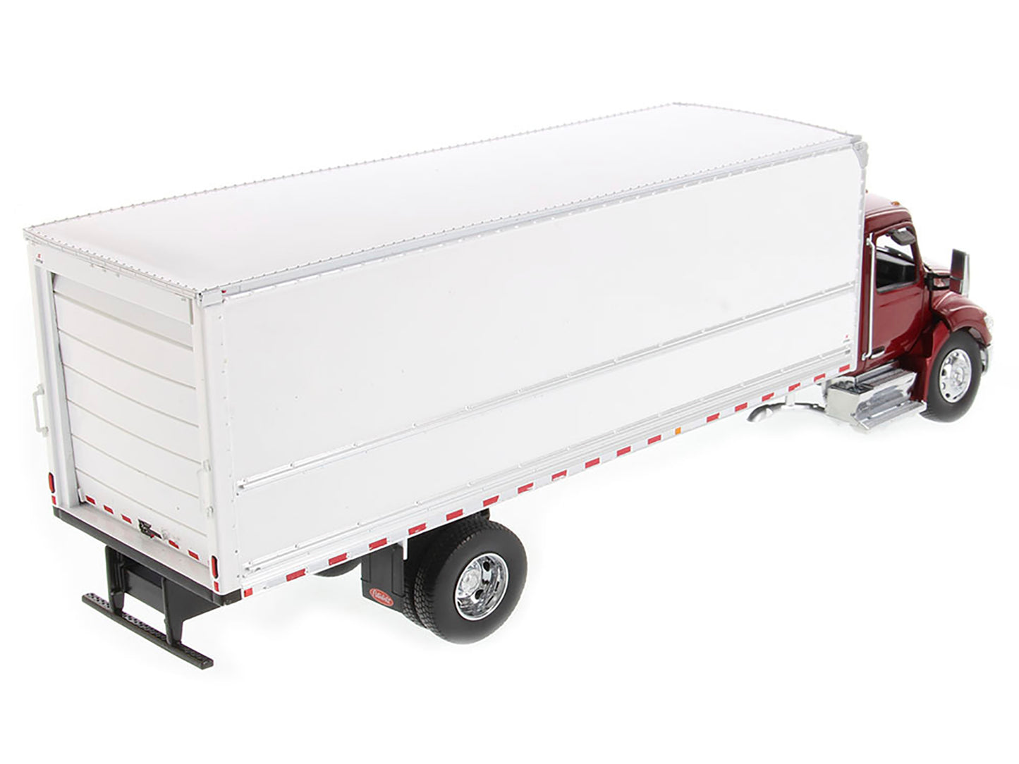 Peterbilt 536 Truck with Supreme Signature Van Body Red Metallic "Transport Series" 1/32 Diecast Model by Diecast Masters-DiecastModeler.com