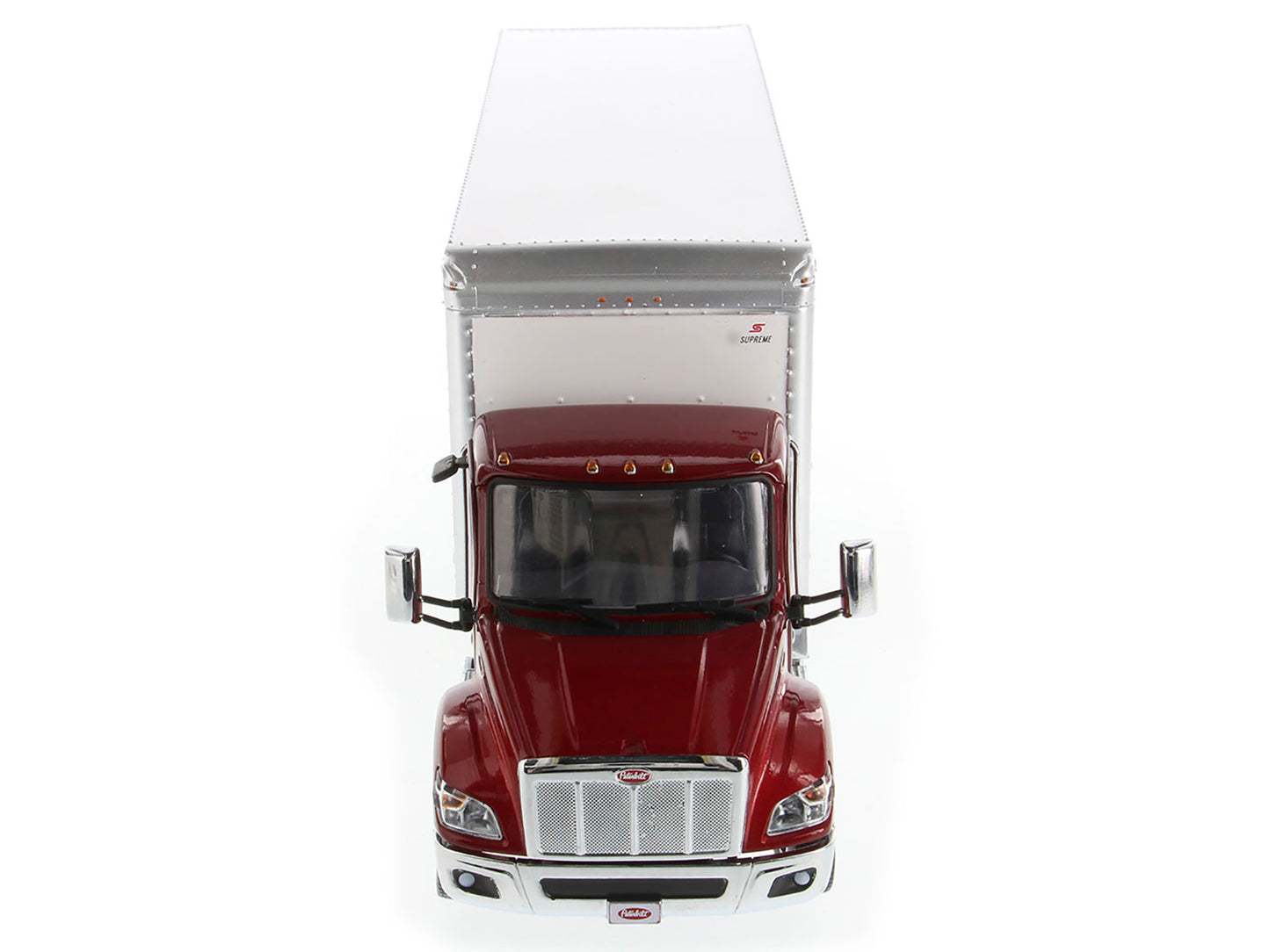 Peterbilt 536 Truck with Supreme Signature Van Body Red Metallic "Transport Series" 1/32 Diecast Model by Diecast Masters-DiecastModeler.com