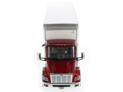 Peterbilt 536 Truck with Supreme Signature Van Body Red Metallic "Transport Series" 1/32 Diecast Model by Diecast Masters-DiecastModeler.com