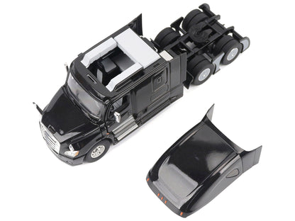 Freightliner New Cascadia Sleeper Cab Truck Tractor Black "Transport Series" 1/50 Diecast Model by Diecast Masters-DiecastModeler.com