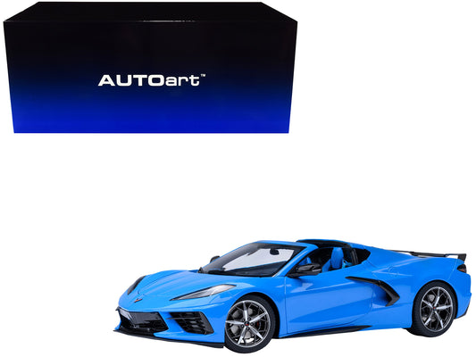 2020 Chevrolet Corvette C8 Stingray Rapid Blue 1/18 Model Car by Autoart-DiecastModeler.com