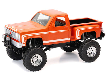 Chevrolet Sport Step Side Pickup Truck Orange with White Graphics "Xtreme Off-Road" Series 1/30 Diecast Model by New Ray