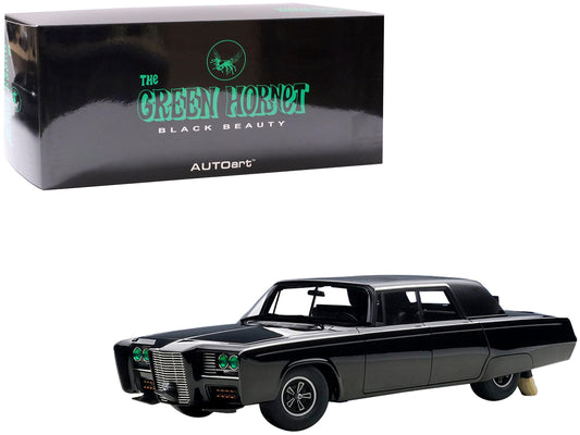 Black Beauty "The Green Hornet" (1966-1967) TV Series 1/18 Diecast Model Car by Autoart-DiecastModeler.com
