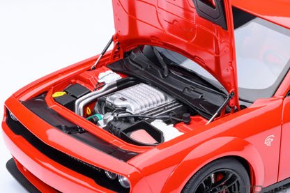 2022 Dodge Challenger SRT Jailbreak Torred with Red Interior 1/18 Model Car by Autoart