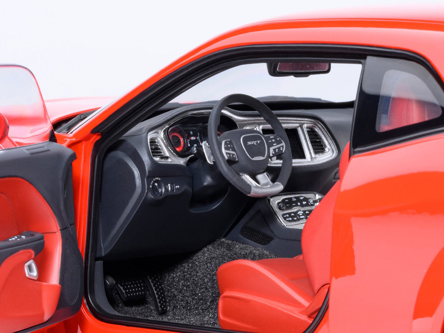 2022 Dodge Challenger SRT Jailbreak Torred with Red Interior 1/18 Model Car by Autoart