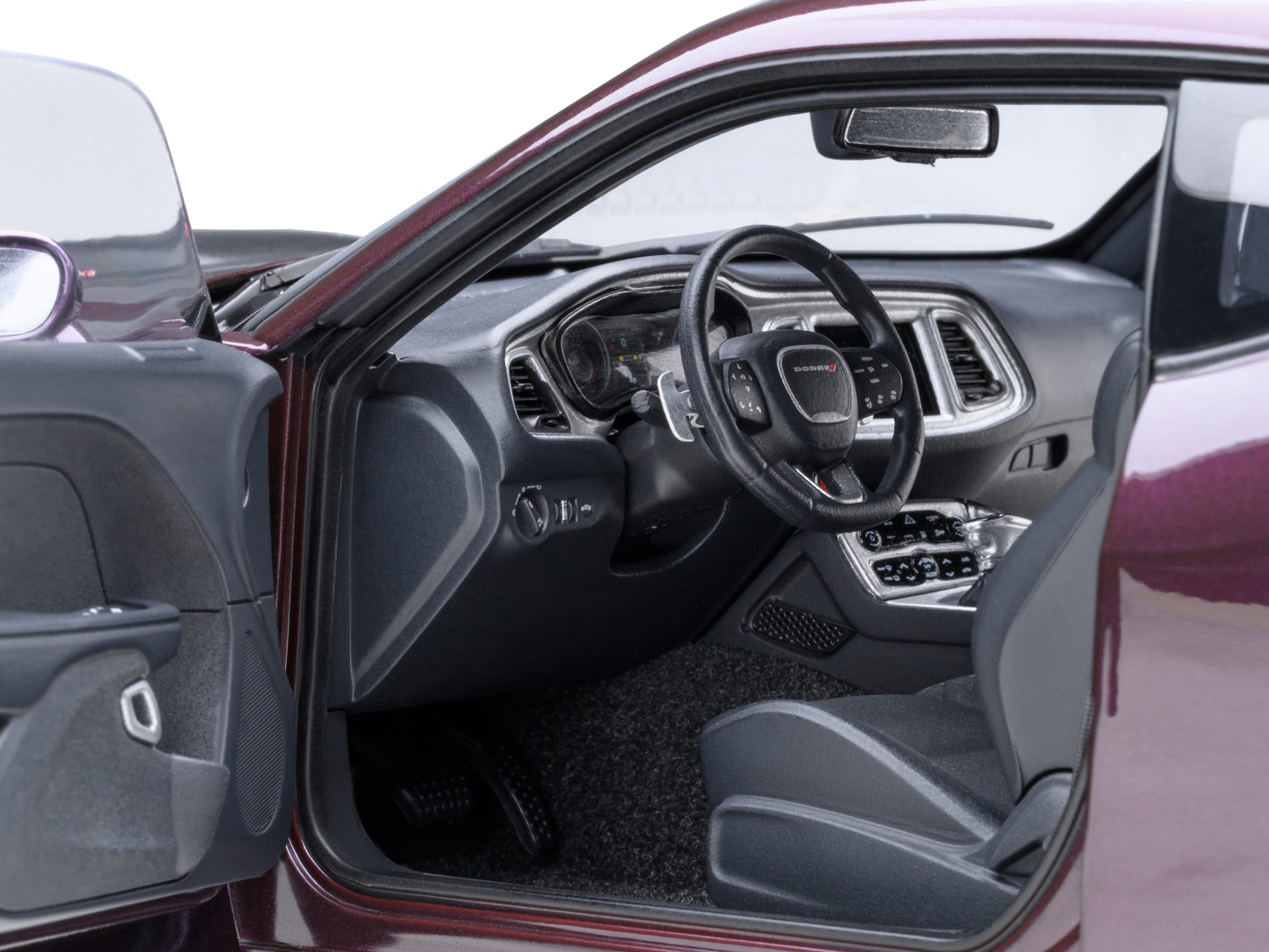 2022 Dodge Challenger R/T Scat Pack Widebody Hellraisin Purple Metallic 1/18 Model Car by Autoart-DiecastModeler.com