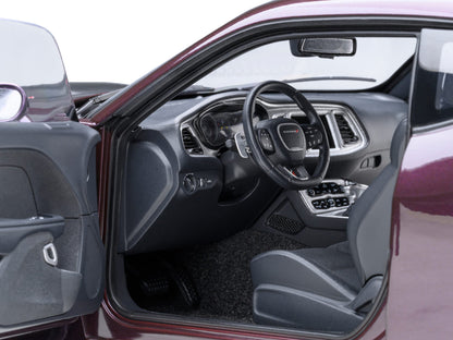 2022 Dodge Challenger R/T Scat Pack Widebody Hellraisin Purple Metallic 1/18 Model Car by Autoart-DiecastModeler.com