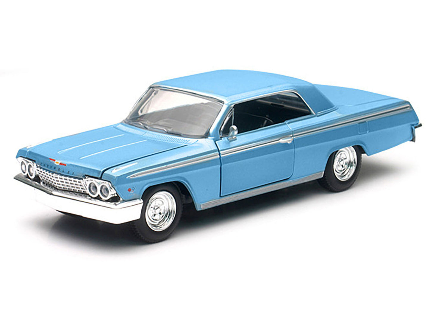 1962 Chevrolet Impala SS Blue 1/25 Diecast Model Car by New Ray-DiecastModeler.com