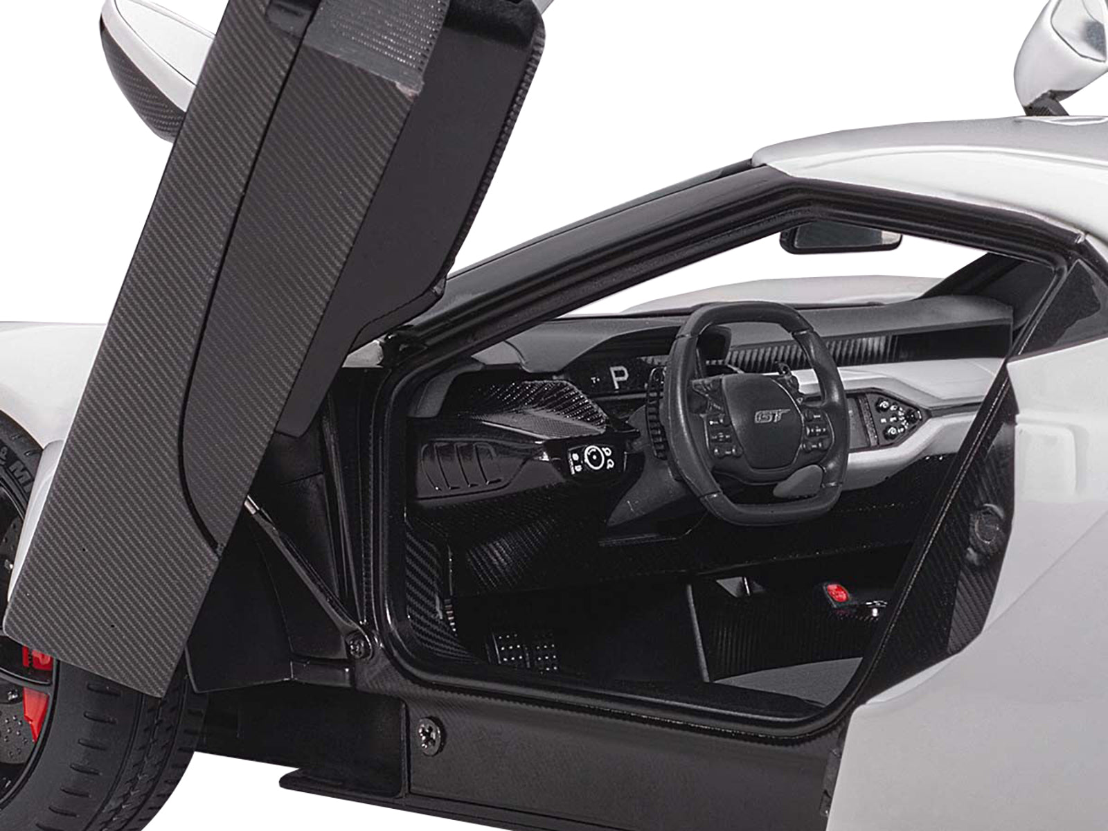 2017 Ford GT Frozen White 1/18 Model Car by Autoart-DiecastModeler.com