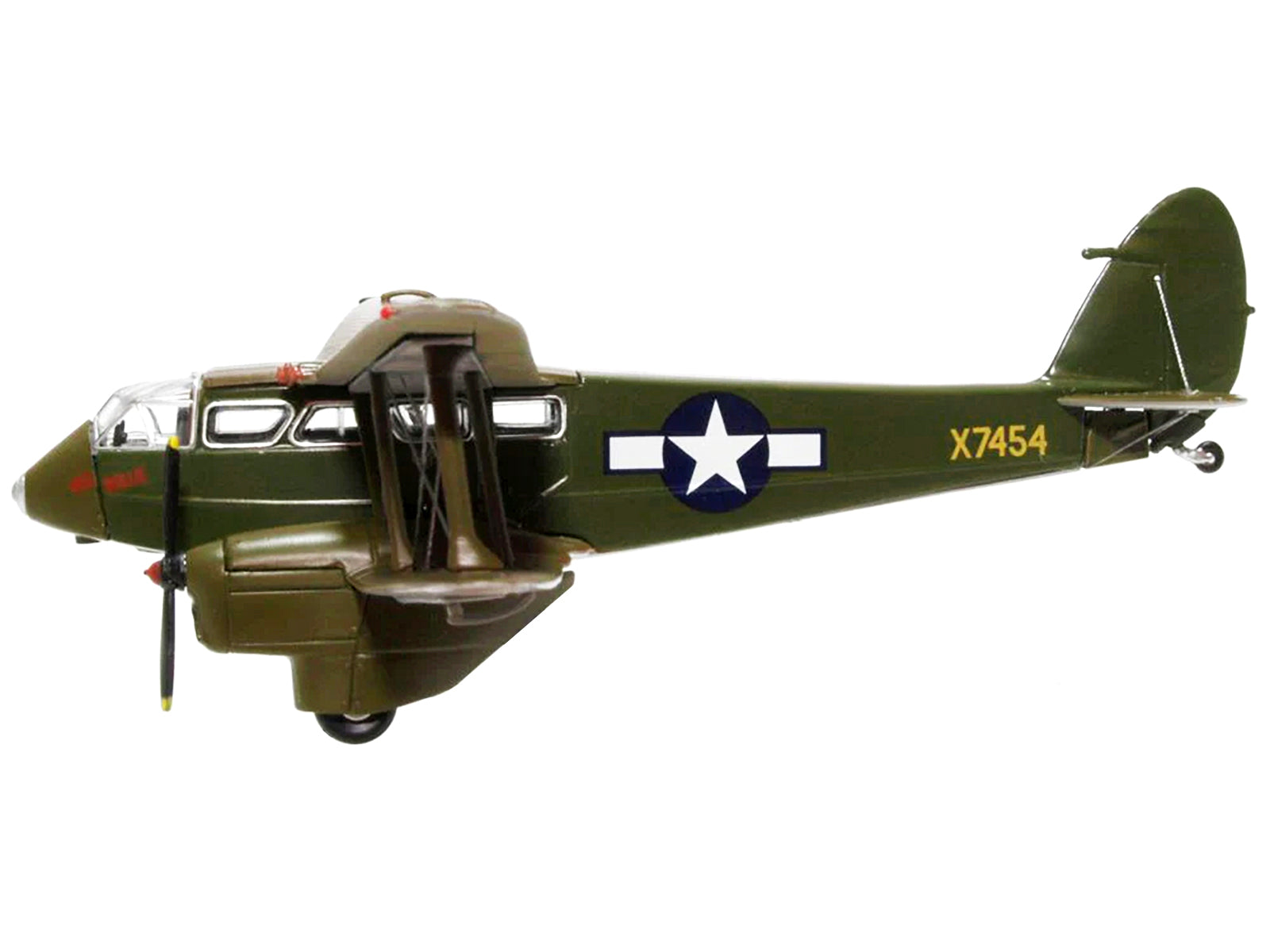 De Havilland D.H.89 Dominie Dragon Rapide Aircraft "Wee Wullie" "27th Air Force Group 8th AF USAAF" 1/72 Diecast Model Airplane by Oxford Diecast-DiecastModeler.com