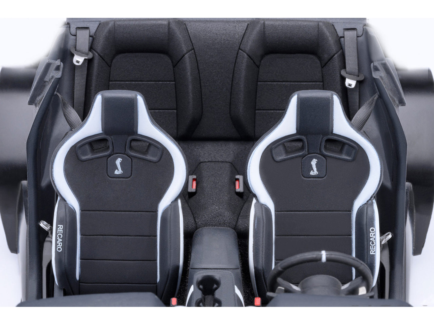 Ford Mustang Shelby GT500 Grabber Blue with White Stripes 1/18 Model Car by Autoart