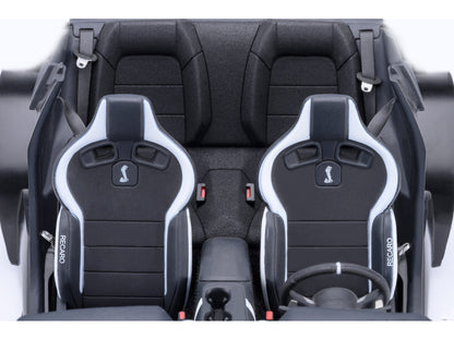 Ford Mustang Shelby GT500 Grabber Blue with White Stripes 1/18 Model Car by Autoart