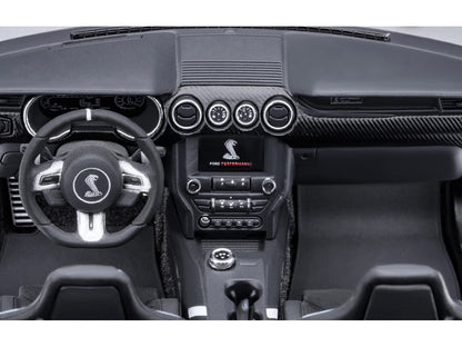 Ford Mustang Shelby GT500 Oxford White with Black Stripes 1/18 Model Car by Autoart