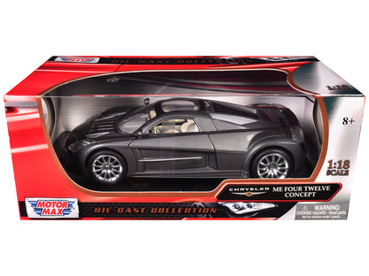 Chrysler Me Four Twelve Concept Car Grey 1/18 Diecast Model Car by Motormax
