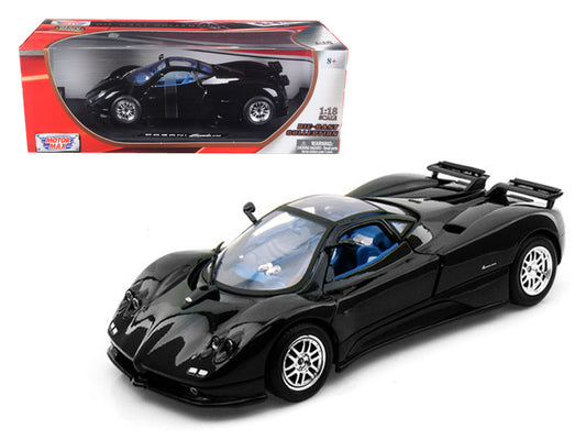 Pagani Zonda C12 Black 1/18 Diecast Model Car by Motormax-DiecastModeler.com