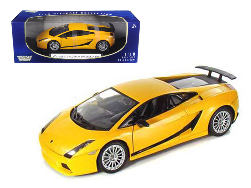Lamborghini Gallardo Superleggera Orange 1/18 Diecast Model Car by Motormax-DiecastModeler.com