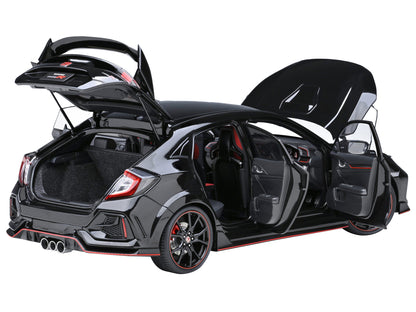 2021 Honda Civic Type R (FK8) RHD (Right Hand Drive) Crystal Black Pearl 1/18 Model Car by Autoart-DiecastModeler.com
