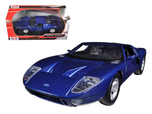 Ford GT Blue 1/24 Diecast Car Model by Motormax-DiecastModeler.com