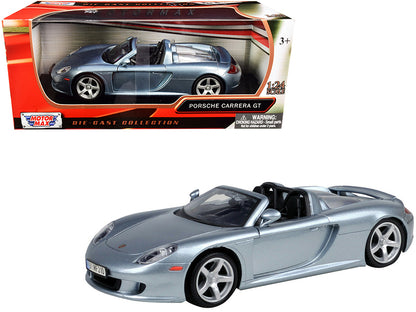 Porsche Carrera GT Gray 1/24 Diecast Model Car by Motormax-DiecastModeler.com