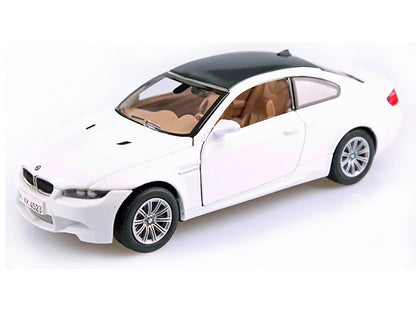 BMW M3 E92 Coupe White 1/24 Diecast Model Car by Motormax