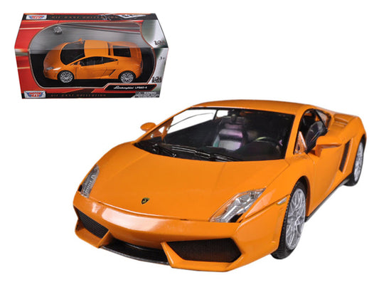 Lamborghini Gallardo LP-560-4 Orange 1/24 Diecast Model Car by Motormax-DiecastModeler.com