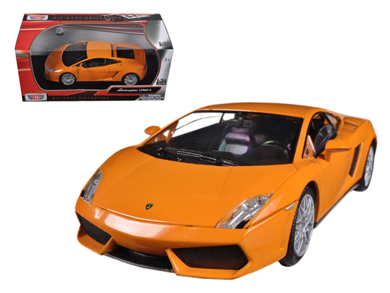 Lamborghini Gallardo LP-560-4 Orange 1/24 Diecast Model Car by Motormax-DiecastModeler.com