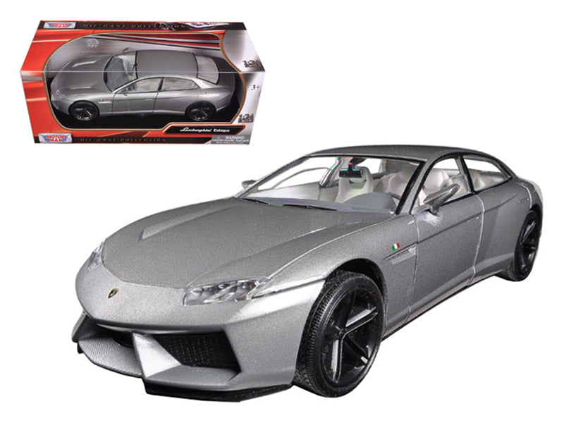Lamborghini Estoque Grey 1/24 Diecast Model Car by Motormax-DiecastModeler.com
