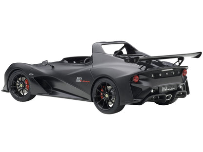 Lotus 3-Eleven Matt Black with Gloss Black Accents 1/18 Model Car by Autoart-DiecastModeler.com