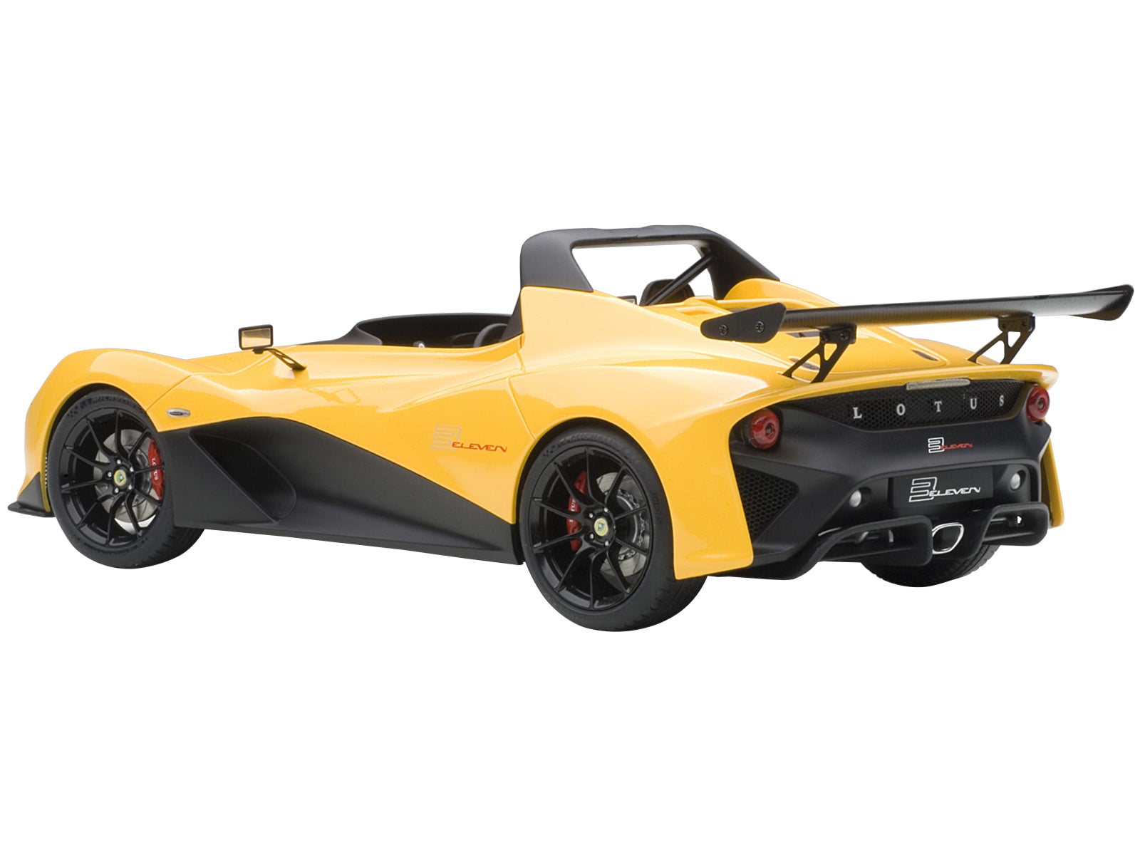 Lotus 3-Eleven Yellow 1/18 Model Car by Autoart-DiecastModeler.com