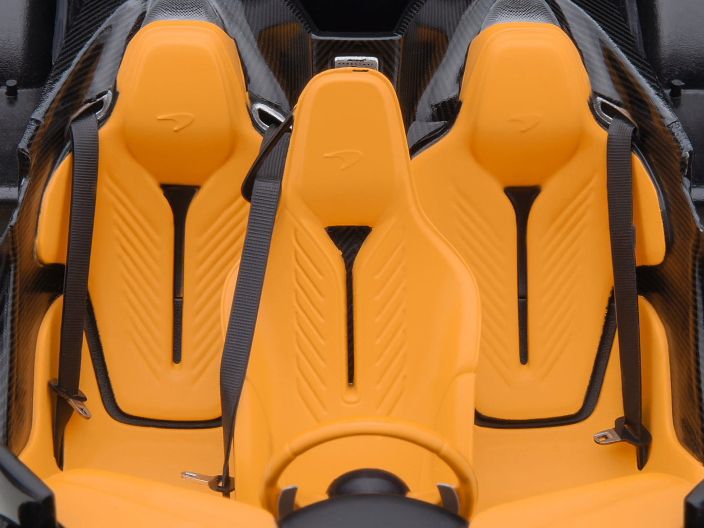 McLaren Speedtail Lantana Purple Metallic with Black Top and Yellow Interior and Suitcase Accessories  1/18 Model Car by Autoart-DiecastModeler.com