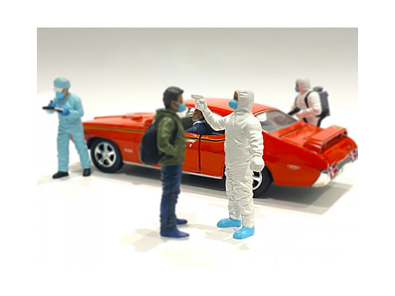 Hazmat Crew Figurine VI for 1/18 Scale Models by American Diorama-DiecastModeler.com