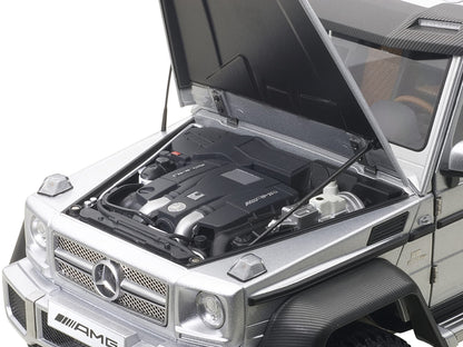 Mercedes G63 AMG 6X6 Silver 1/18 Model Car by Autoart-DiecastModeler.com